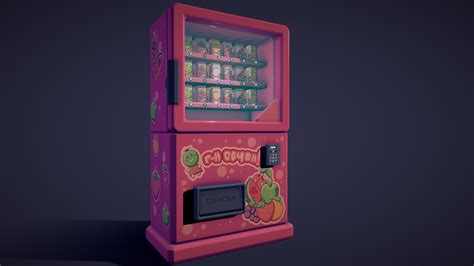 Mr Juicy Vending Machine 3d Model By Brynethpaltrow 4e20c9f Sketchfab