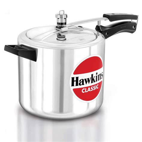 Hawkins Classic Aluminum Pressure Cooker 65 Litre Silver Buy Online