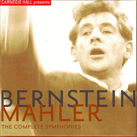 Mahler The Complete Symphonies By Gustav Mahler Leonard Bernstein The New York Philharmonic