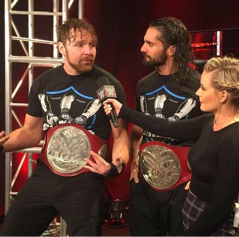 Dean Ambrose And Seth Rollins The Raw Tag Team Champions On Raw Tonight
