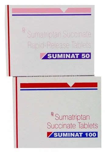 Sumatriptan Suminat Mg Prescription Treatment Migrane At Rs