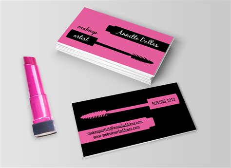 Makeup Artist Business Card ~ Business Card Templates ~ Creative Market