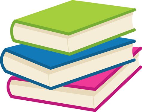 Textbook Reading Clip Art Clip Art Stacked Books Png Download