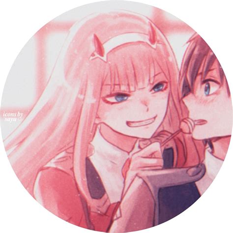 Matching Pfp Matching Icons Best Icons Zero Two Anime Couples