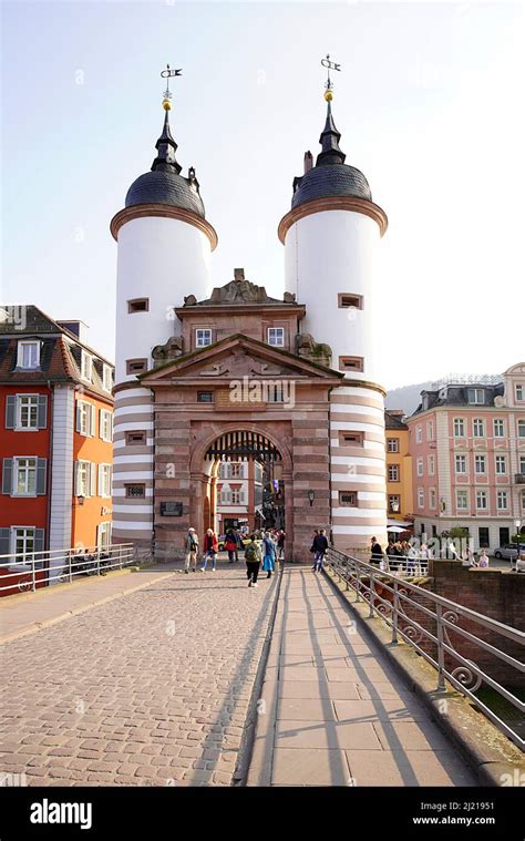Old Bridge Karl Theodor Bridge Gate In Heidelberg Heidelberg Is A