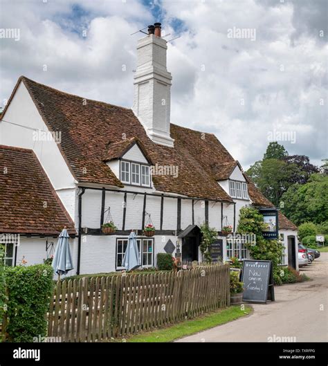 The Bull And Butcher Country Pub In Turville Village In The Chilterns