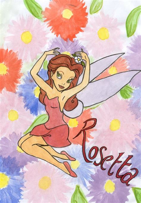 Rosetta Coloured Fairy Pictures Disney Fairies Fairies Movie