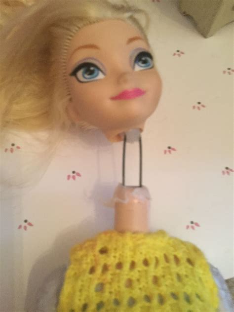 How To Fix A Barbie Head And Neck Take A Bobby Pin And Stretch It Out Then Put The Hobby Pin