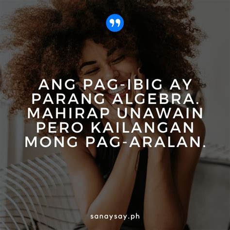 Funny Quotes Tagalog About Self Money Love Sanaysay