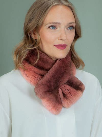fur scarves and wraps for women handmade by nordfur