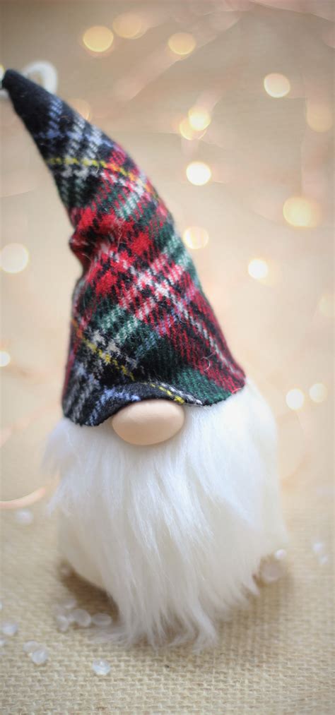 Plaid Christmas Gnome Christmas Crafts Diy How To Make Ornaments