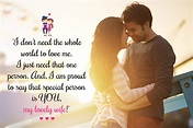 101 Romantic Love Messages For Wife