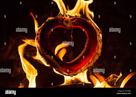 Flaming Heart Hi Res Stock Photography And Images Alamy
