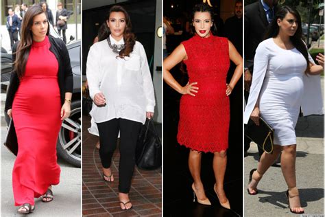 kim kardashian maternity style revisit her best bumpin looks photos huffpost