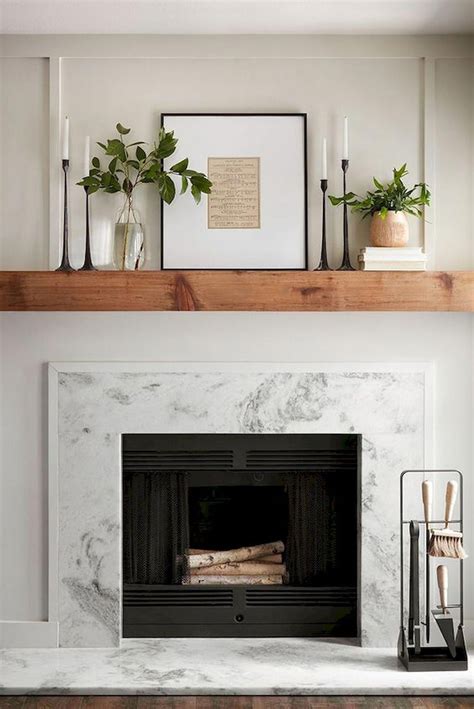 35 Best Modern Farmhouse Fireplace Mantel Decor Ideas Calandra News
