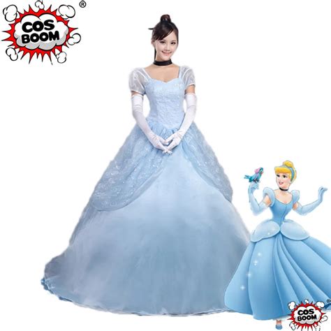 Cosboom Cinderella Costume Women Princess Cosplay Costume Customized