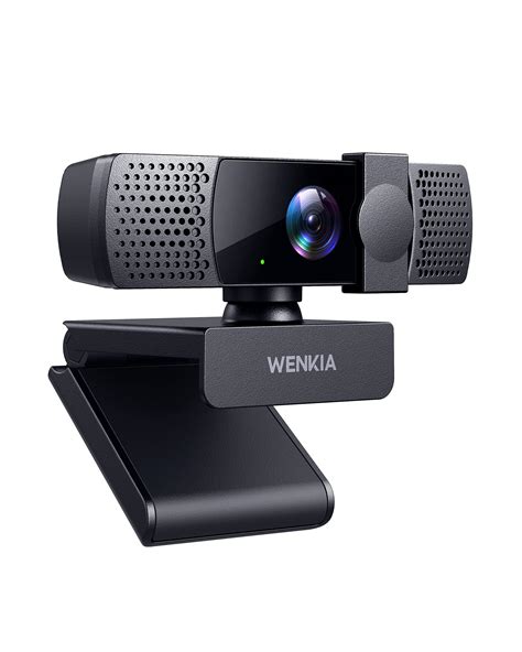 Buy 2022 Wenkia 1080p Webcam With Privacy Coveranddual Stereo Microphoneshd Usb Web Computer
