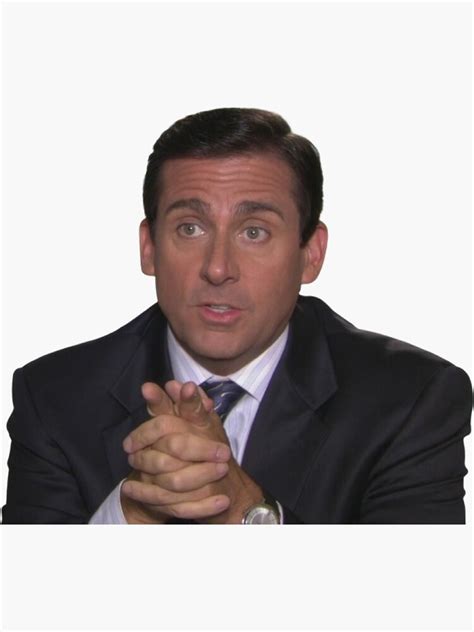 Michael Scott The Office Sticker For Sale By Saamcmrn Redbubble