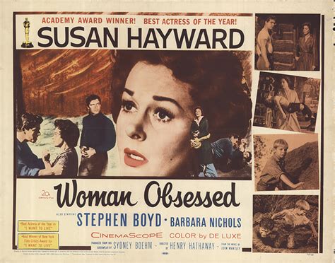 Woman Obsessed 1959 Original Movie Poster Fff 56345