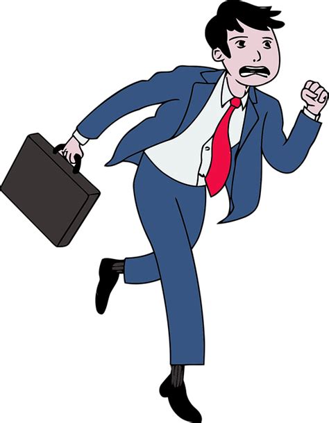 Man Suit Briefcase Free Vector Graphic On Pixabay
