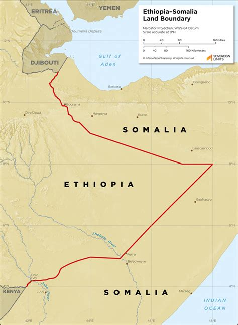 Ethiopiasomalia Land Boundary Sovereign Limits