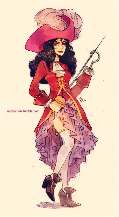 Female Captain Hook ~ Peter Pan Gender Bent Disney Disney Fan Art