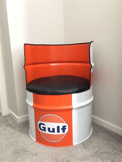 55 Gallon Drum Chair I Just Finished Making It I Love How It Turned