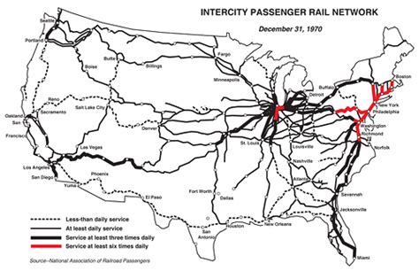 The Evolution Of Amtrak 1971 2011 Greater Greater Washington
