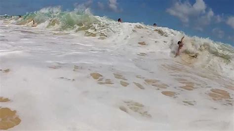 Sandy Beach Bodysurfing Edit Youtube