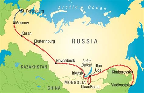 Trans Siberian Railway Route Map Railway Route Map Route Map Map