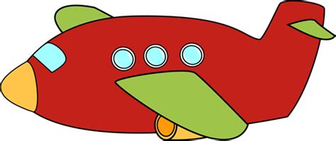 Red Airplane Clip Art - Red Airplane Image | Red airplane, Clip art ...