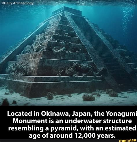 Located In Okinawa Japan The Yonagumi Monument Is An Underwater