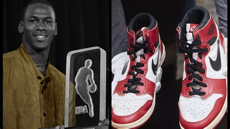Michael Jordans Rookie Year Shoes Sell For Record 147m