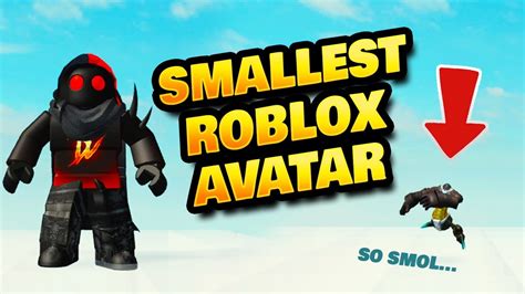 I Made The Smallest Roblox Avatar Rip 50k Robux Youtube