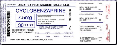 Cyclobenzaprine Hydrochloride Tablet