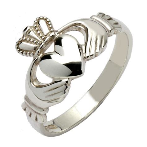 Gents Traditional Silver Claddagh Ring Claddagh Rings Rings From