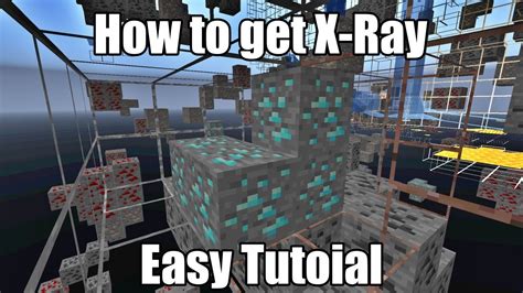 How To Get X Ray Java Edition Only Minecraft Youtube