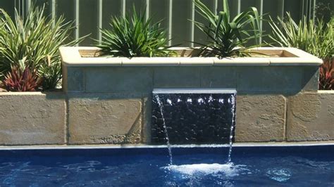 30 Swimming Pool Water Features Waterfall Design Ideas