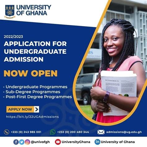 University Of Ghana 202223 Undergraduate Admissions Now Open Cut Off