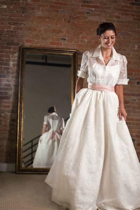 Shirtwaist Wedding Dresses Are Trending Now - crazyforus