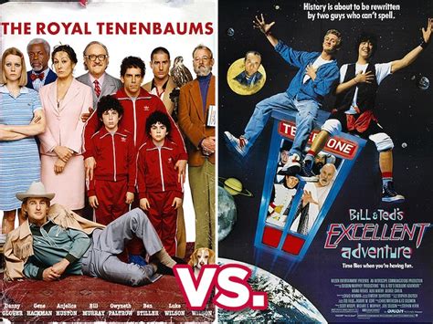 Royal Tenenbaums Or Bill And Teds Excellent Adventure Vote On It