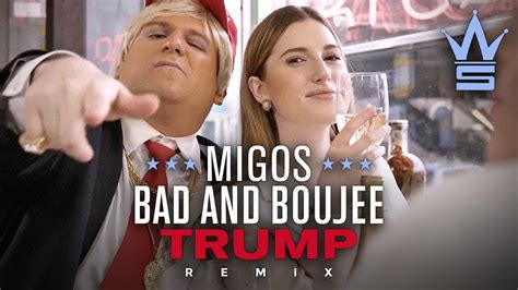 Cookin' up dope with an uzi (blaow). Migos "Bad and Boujee" Trump Remix (Donald Trump Rap ...