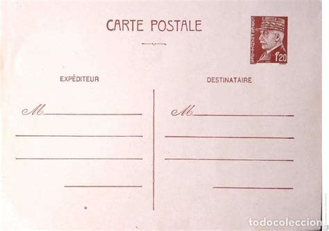 Francia Tarjeta Postal Nueva Con General Comprar Historia Postal