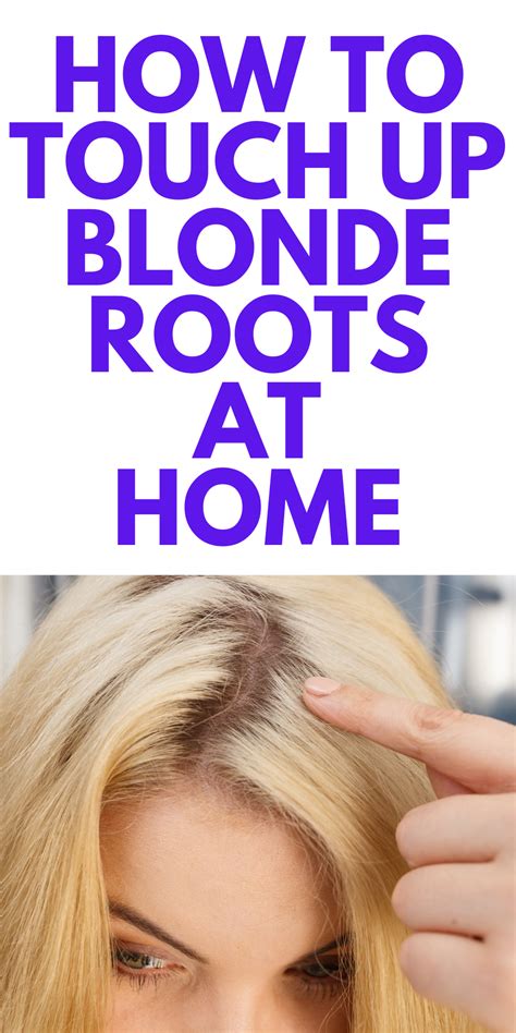 Blonde Root Touch Up At Home Blonde Roots Touch Up Makeup For Moms