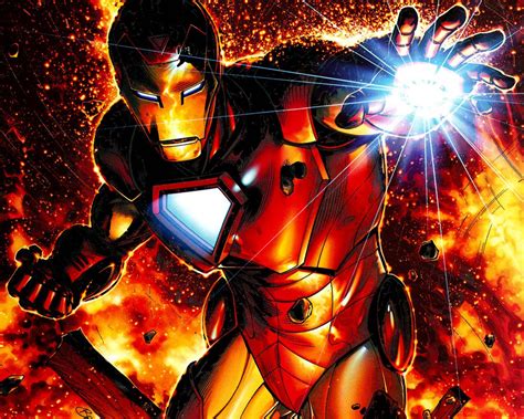 Iron Man Hand Shine Zoom Comics Daily Comic Book Wallpapers