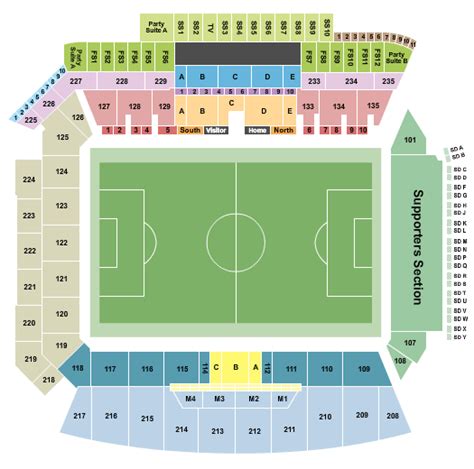 Banc Of California Stadium Seating Chartrows Seats And Club Seats