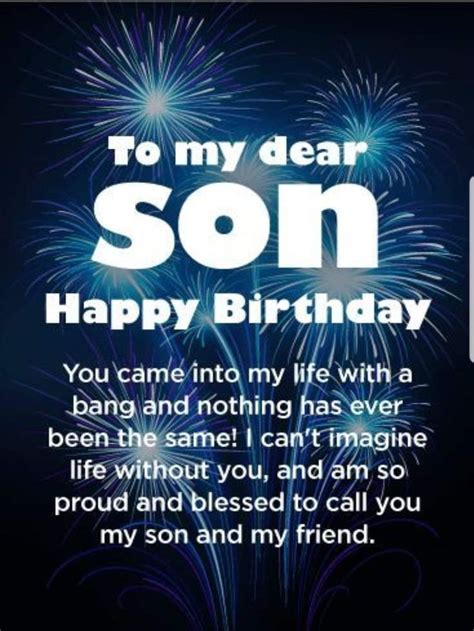 Pin By Joni Thomas On Birthday Birthday Messages For Son Birthday