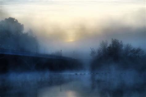 Morning Fog On The River Photograph By Lynn Hopwood Fine Art America