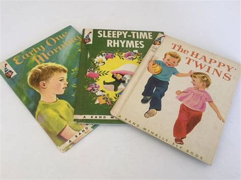 1950s Childrens Books Rand Mcnally Elf Books Set Vintage Etsy