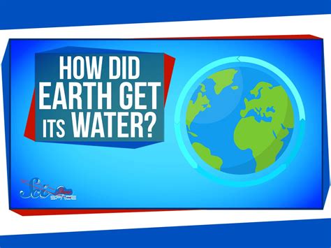 How Did Earth Get Its Water Earth Science Earth Teachers